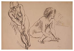 Study of nudes by Jules Pascin 1914